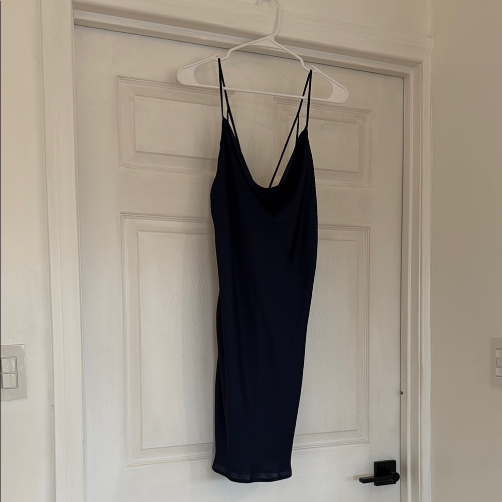 Navy Slip Dress